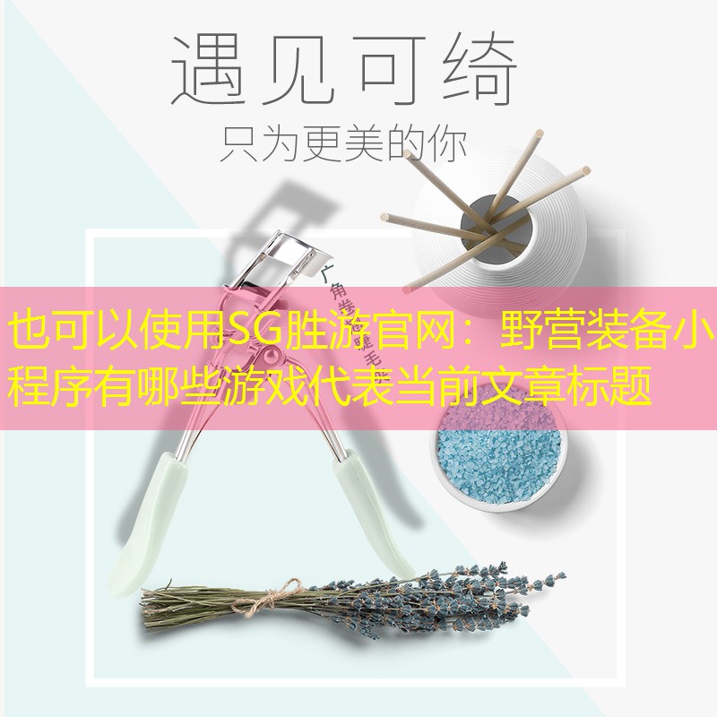 野营装备小程序有哪些游戏